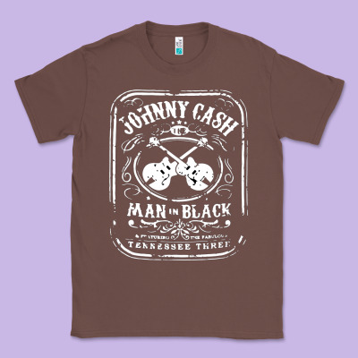 Johnny Cash Man In Black Classic Tee Designed By Studioelite