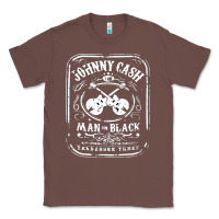 Chestnut johnny cash man in black Classic Tee - StudioElite