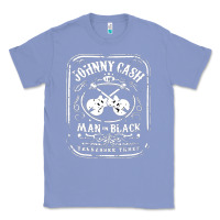 Colony Blue johnny cash man in black Classic Tee - StudioElite