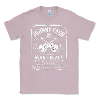 Lilac johnny cash man in black Classic Tee - StudioElite
