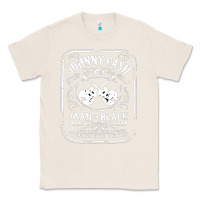 Natural johnny cash man in black Classic Tee - StudioElite