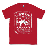 Red johnny cash man in black Classic Tee - StudioElite