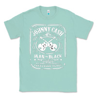 Seafoam johnny cash man in black Classic Tee - StudioElite