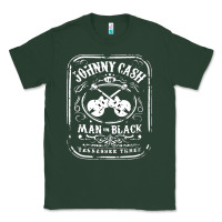 Sports Green johnny cash man in black Classic Tee - StudioElite