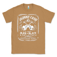 Toasted Coconut johnny cash man in black Classic Tee - StudioElite