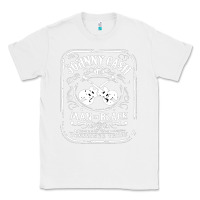 White johnny cash man in black Classic Tee - StudioElite