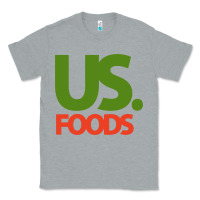 Heather Grey us foods design Classic Tee - StudioElite