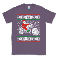 Lavender santa ridin motocycle Classic Tee - StudioElite