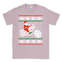 Lilac santa ridin motocycle Classic Tee - StudioElite