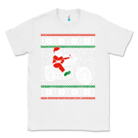 White santa ridin motocycle Classic Tee - StudioElite
