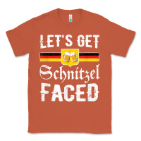 Copper lets get schnitzel faced men women vintage oktoberfest t shirt Classic Tee - StudioElite