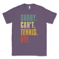 Lavender sorry can't tennis bye funny vintage retro tennis player t shirt Classic Tee - StudioElite