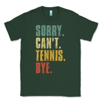 Sports Green sorry can't tennis bye funny vintage retro tennis player t shirt Classic Tee - StudioElite