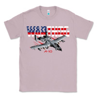 Lilac Military Airplane A-10 Warthog American Flag Classic Tee - StudioElite