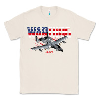 Natural Military Airplane A-10 Warthog American Flag Classic Tee - StudioElite