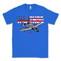 True Royal Military Airplane A-10 Warthog American Flag Classic Tee - StudioElite