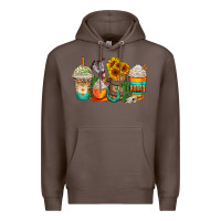 Coffee rodeo coffee cups Premium Hoodie - AdoDesignShop
