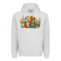 Dove Grey rodeo coffee cups Premium Hoodie - AdoDesignShop