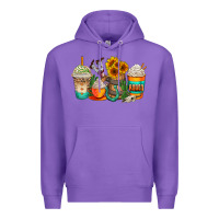Purple rodeo coffee cups Premium Hoodie - AdoDesignShop
