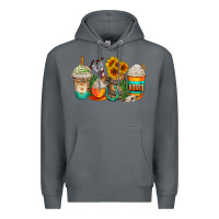 Rock rodeo coffee cups Premium Hoodie - AdoDesignShop