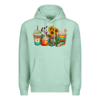 Seafoam rodeo coffee cups Premium Hoodie - AdoDesignShop