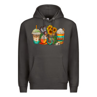 Smoke rodeo coffee cups Premium Hoodie - AdoDesignShop