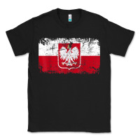 Black poland polska flag vintage  men women kids  poland t shirt Classic Tee - StudioElite