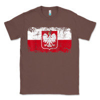 Chestnut poland polska flag vintage  men women kids  poland t shirt Classic Tee - StudioElite