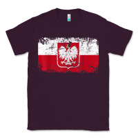Plum poland polska flag vintage  men women kids  poland t shirt Classic Tee - StudioElite