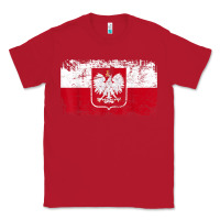 Red poland polska flag vintage  men women kids  poland t shirt Classic Tee - StudioElite