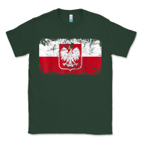 Sports Green poland polska flag vintage  men women kids  poland t shirt Classic Tee - StudioElite