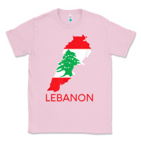 Bubblegum Pink Lebanon Flag Cedar Tree Beirut Lebanese Arabic Arab Islam Classic Tee - StudioElite