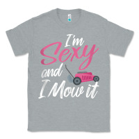 Heather Grey i'm sexy and i mow it funny mow pun tank top Classic Tee - StudioElite