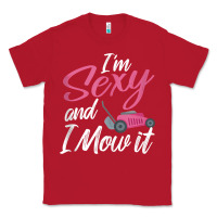 Red i'm sexy and i mow it funny mow pun tank top Classic Tee - StudioElite