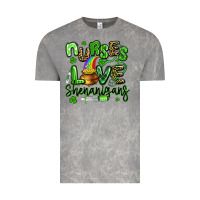 Cloud Rock nurses love shenanigans st patricks day Vintage Tee - Artiststas