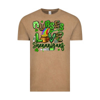 Vintage Coffee nurses love shenanigans st patricks day Vintage Tee - Artiststas