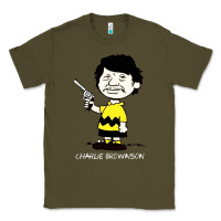 Army Green charlie brownson Classic Tee - StudioElite