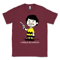 Burgundy charlie brownson Classic Tee - StudioElite