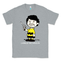 Heather Grey charlie brownson Classic Tee - StudioElite
