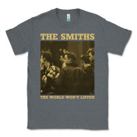 Charcoal Heather the smiths the world won't listen gift men women Classic Tee - StudioElite