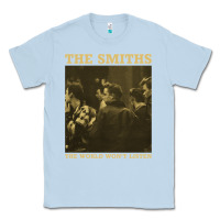 Dusty Blue the smiths the world won't listen gift men women Classic Tee - StudioElite