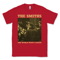 Red the smiths the world won't listen gift men women Classic Tee - StudioElite