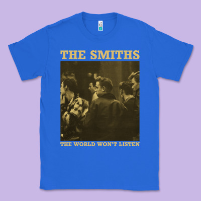 The Smiths The World Won't Listen Gift Men Women Classic Tee Designed By Studioelite