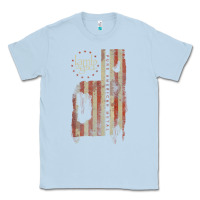 Dusty Blue lamb of god, pure american metal flag Classic Tee - StudioElite