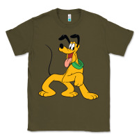 Army Green pluto Classic Tee - StudioElite