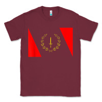 Burgundy african american heritage flag 1967 black history copy Classic Tee - StudioElite