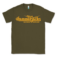 Army Green Hammerjacks 70S Classic Tee - StudioElite