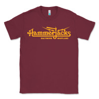 Burgundy Hammerjacks 70S Classic Tee - StudioElite