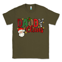 Army Green Western Daddy Claus Classic Tee - BundleAndBundleShop