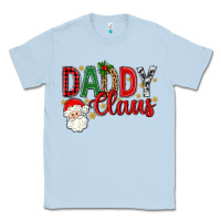 Dusty Blue Western Daddy Claus Classic Tee - BundleAndBundleShop